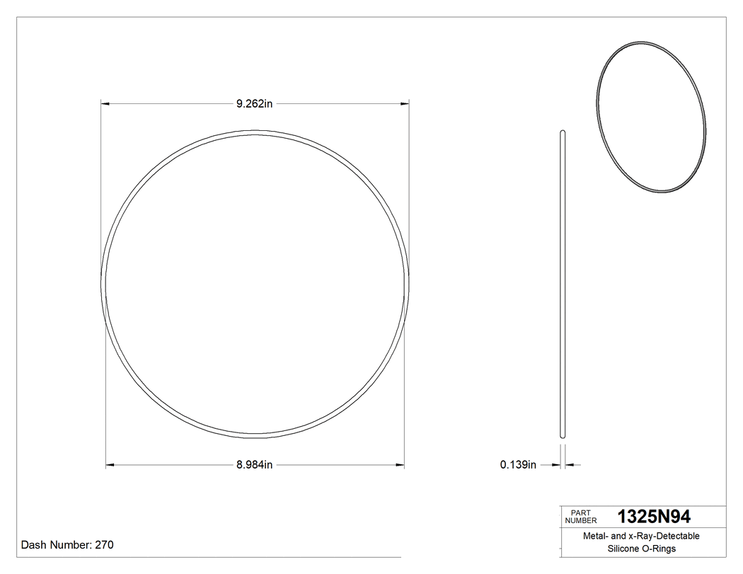 Technical drawing - 1325N94